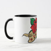 Mug Maman rose de tatouage (Gauche)