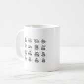 Mug Maman rose ou bleue vous aime (Devant gauche)