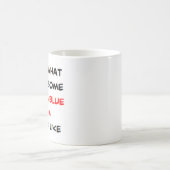 Mug maman russe bleue, géniale (Centre)