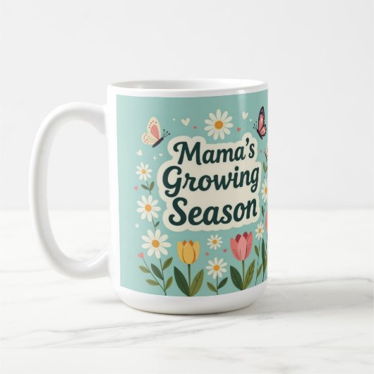 Mug Maman saison de croissance vie de maman (Gauche)