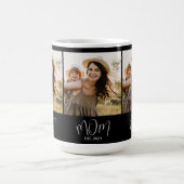 Mug Maman Script Établi Noir 3 Photo (Centre)