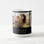 Mug Maman Script Établi Noir 3 Photo (Centre)
