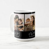 Mug Maman Script Établi Noir 3 Photo (Devant gauche)
