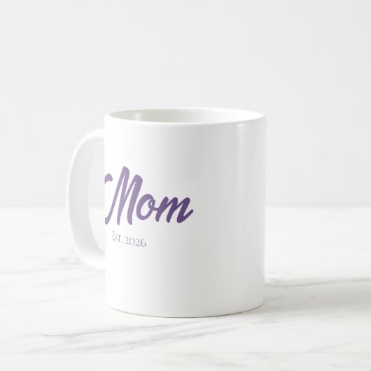 Mug Maman Script Établie (Devant gauche)