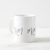 Mug Maman Script Établie (Devant gauche)
