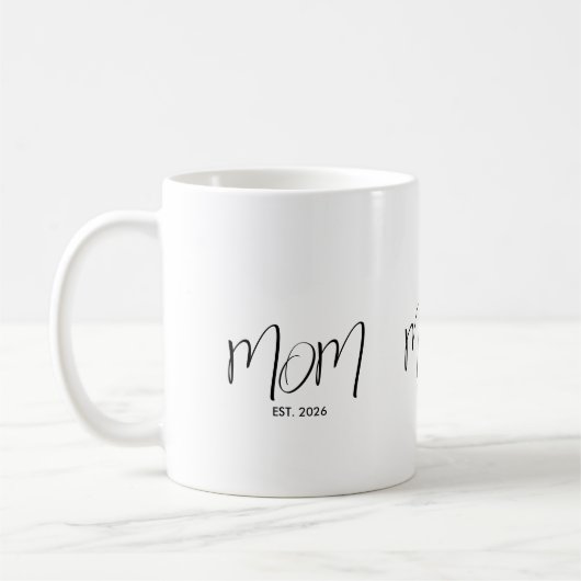 Mug Maman Script Établie (Gauche)