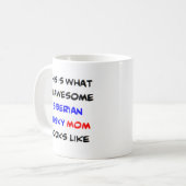 Mug maman sibérienne husky, génial (Devant gauche)