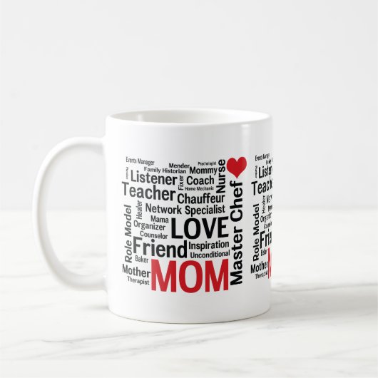 Mug Maman superbe aux compétences diverses (Gauche)