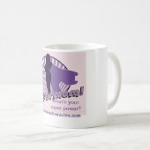 Mug MAMAN superbe de super pouvoir (Devant droit)
