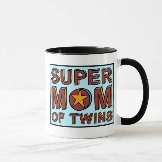 MUG MAMAN SUPERBE DES JUMEAUX (Droite)