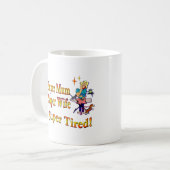 Mug Maman superbe, épouse, fatiguée. Conception pour (Devant gauche)