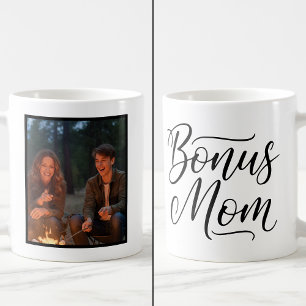 Mug Maman Supplémentaire Élégant Cursive 1 Photo Perso