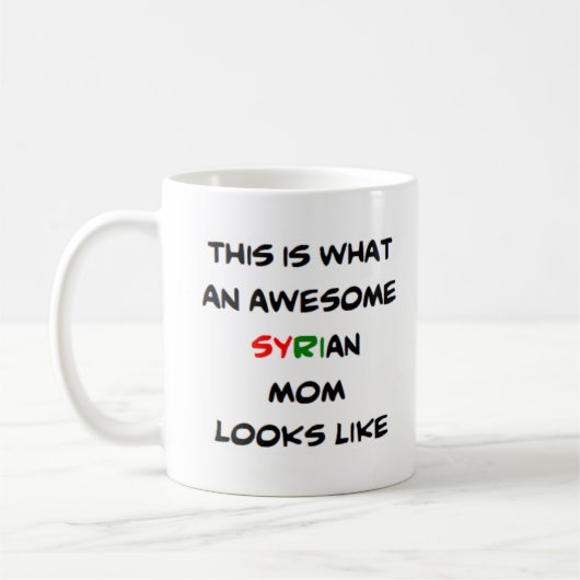Mug maman syrienne, génial (Gauche)