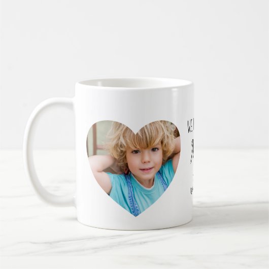 Mug Maman t'aime Coeurs Photos (Gauche)
