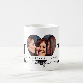 Mug Maman t'aime | Heart Photo Fête des mères
