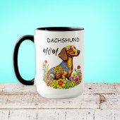 Mug Maman teckel en intelligence artificielle de dessi