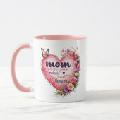 Mug Maman Ton Amour Favorise Mon Coeur (Gauche)