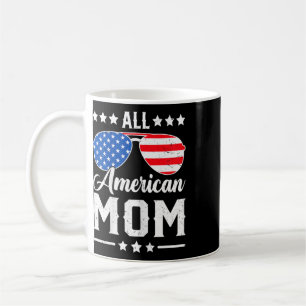Mug Maman tout américaine 4 juillet drôle de patriotiq