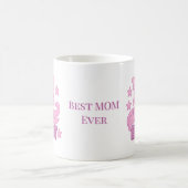 Mug Maman tu es la meilleure rose violet (Centre)