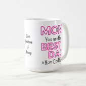 Mug Maman Tu es le meilleur papa personnalisable (Devant droit)