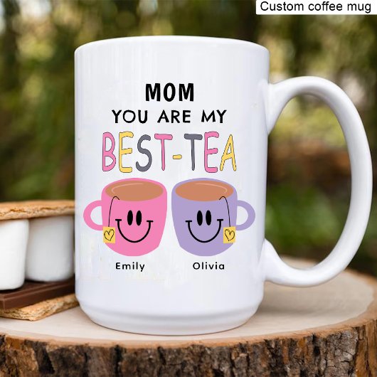 Mug Maman Tu es mon meilleur thé, maman Anniversaire