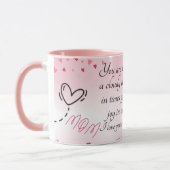 Mug maman Tu es mon soleil un jour nuageux (Gauche)