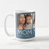 Mug Maman Typographie Bleue 3 Photo (Gauche)