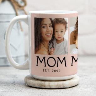 Mug Maman Typographie Blush Rose 3 Photo