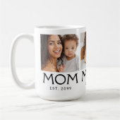 Mug Maman Typographie Établie 3 Photo (Gauche)