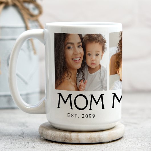 Mug Maman Typographie Établie 3 Photo