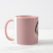 Mug Maman Un Photo & Texte Dusty Rose Rose C91 Deux To (Gauche)