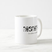 Mug Maman | Unique Maman Fête des mères Noms des enfan (Devant droit)