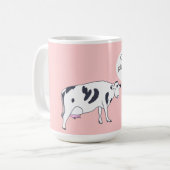 Mug Maman vache, considérez le lait à base de plante,  (Devant gauche)