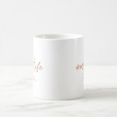 Mug Maman Vie - Design de charme rustique (Centre)