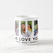 Mug Maman We Love You Custom Mothers Day Photo Collage (Centre)