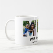 Mug Maman We Love You Custom Mothers Day Photo Collage (Gauche)