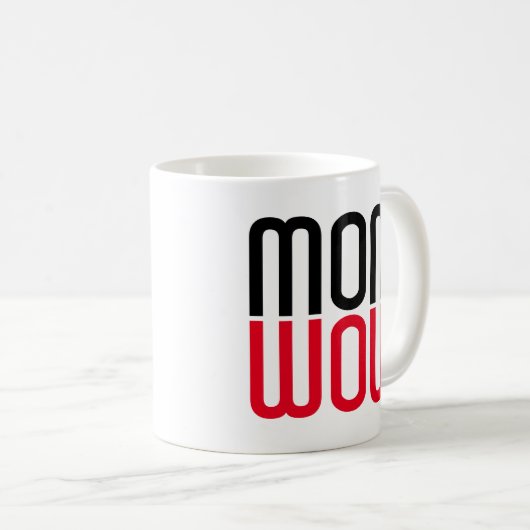 Mug Maman Wow à l'envers (Devant droit)