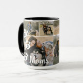 Mug Mamans chiens Collage de photos de compagnie moder (Devant gauche)