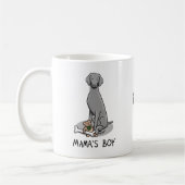 Mug Mama's Boy Weimaraner (gris 1) jouets chien maman (Gauche)