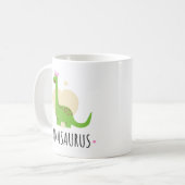 Mug Mamasaurus Funny Dinosaur – Sweet Mom Gift (Devant gauche)