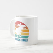 Mug Mamasaurus Maman Dinosaur Amusante Fête des mères (Devant gauche)