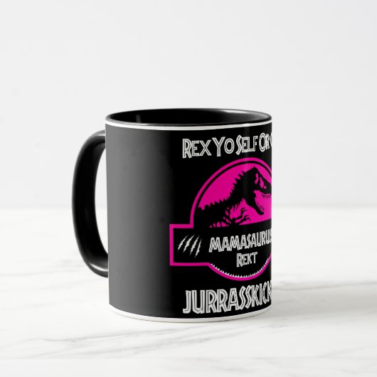 Mug Mamasaurus Rekt Maman Dinosaur Café (Devant gauche)