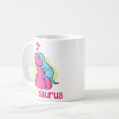 Mug Mamasaurus T Rex Dinosaur Mama Saurus Fête des mèr (Devant gauche)