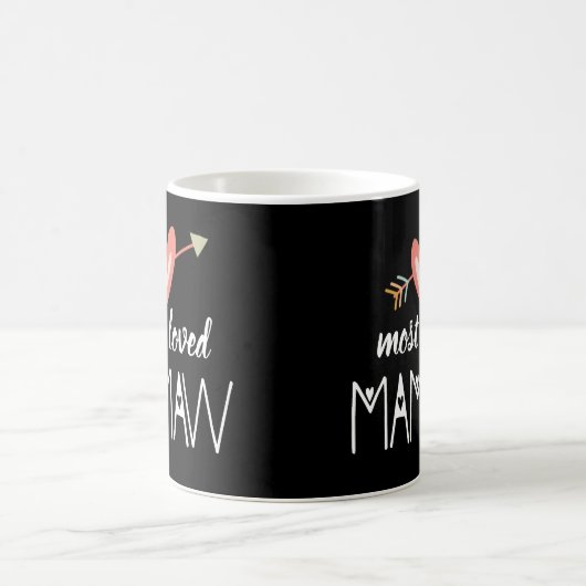 Mug Mamaw le plus aimé du coeur (Centre)