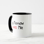 Mug Mamaw m'aime (Devant gauche)