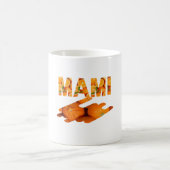 Mug MAMI Orange Typography Art (Centre)
