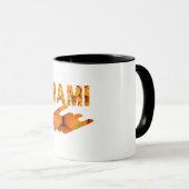 Mug MAMI Orange Typography Art (Devant droit)