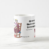 Mug Mamie embroche une canaille - lettrage noir (Centre)