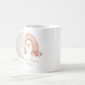 Mug Mamie Florale Arc-en-ciel Boho (Devant gauche)
