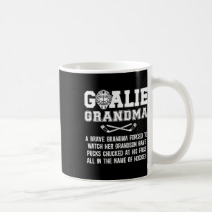 Mug Mamie gardien de hockey de la grand-mère d'un gard